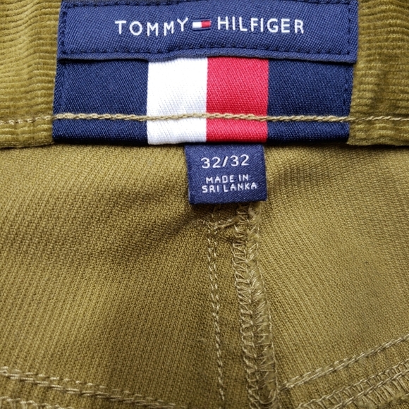 Tommy Hilfiger Khaki Green Corduroy Pants Size 32 - Picture 8 of 14